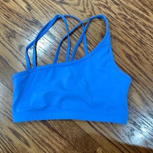 Cara Loren blue sports bra